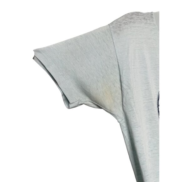 RARE Vintage 1980 Chicago Fest 80 T-Shirt Size L Large LG light blue T-shirt - Picture 6 of 8